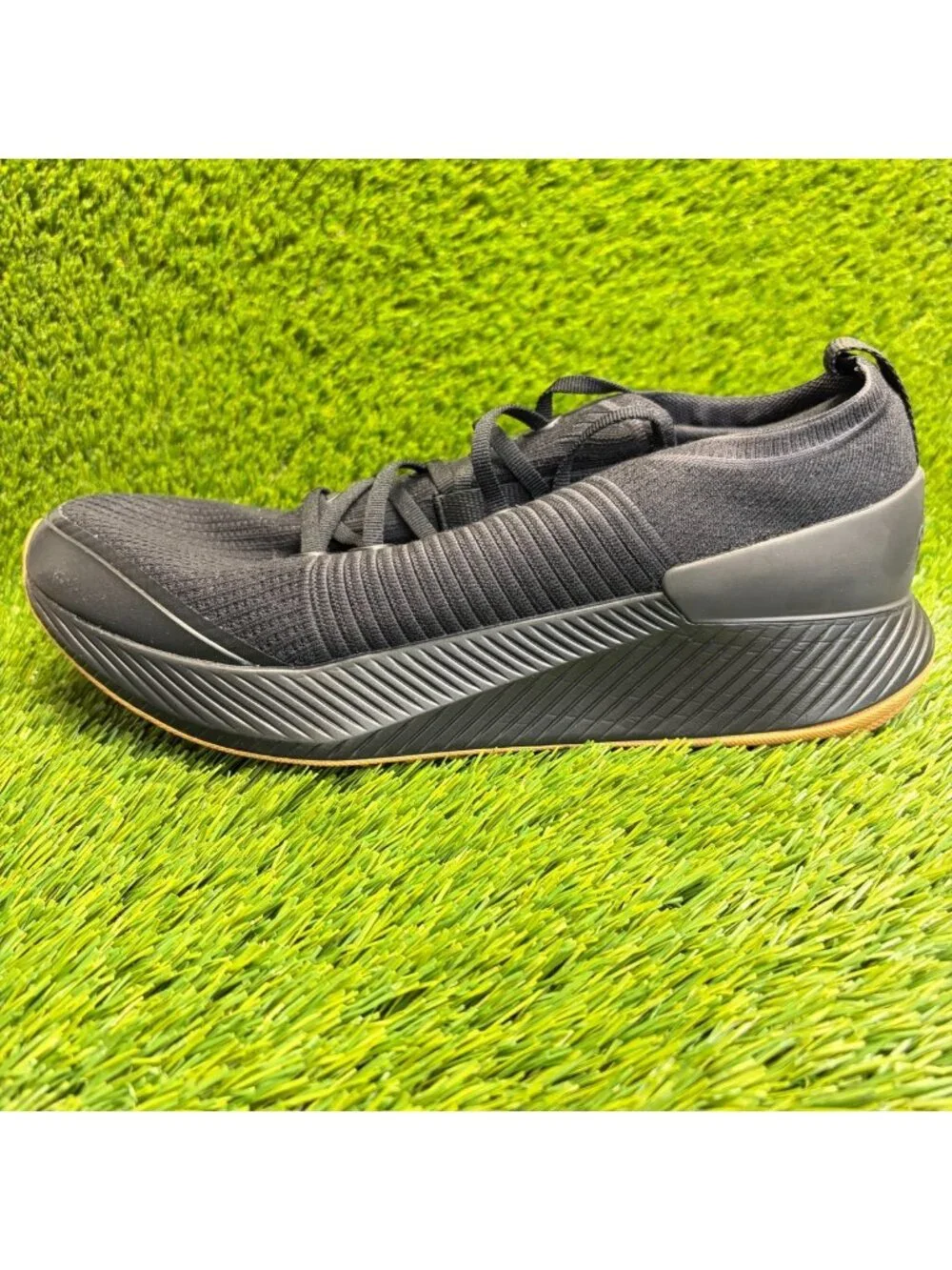 Allbirds Tree Glider Mens Size 11.5 Black Gum Athletic Running Shoes Sneakers